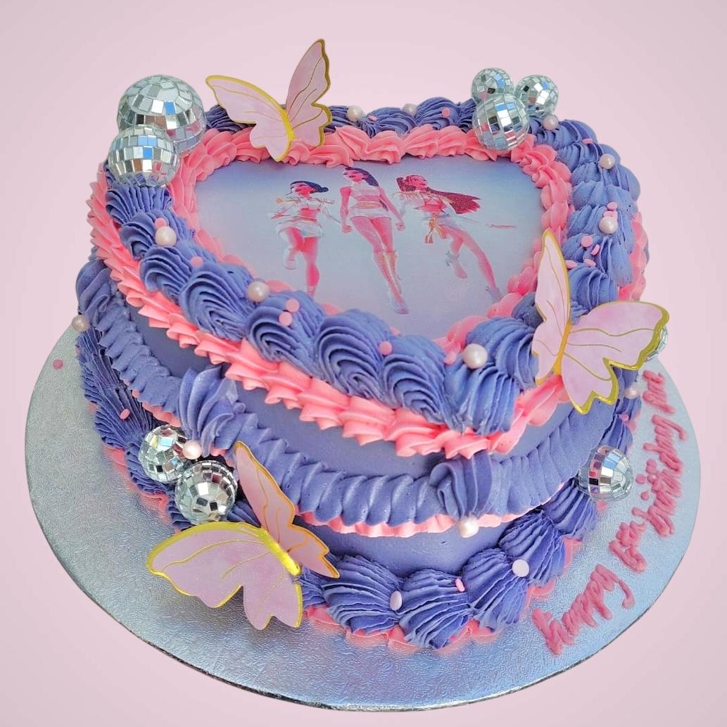 K Pop Disco Cake
