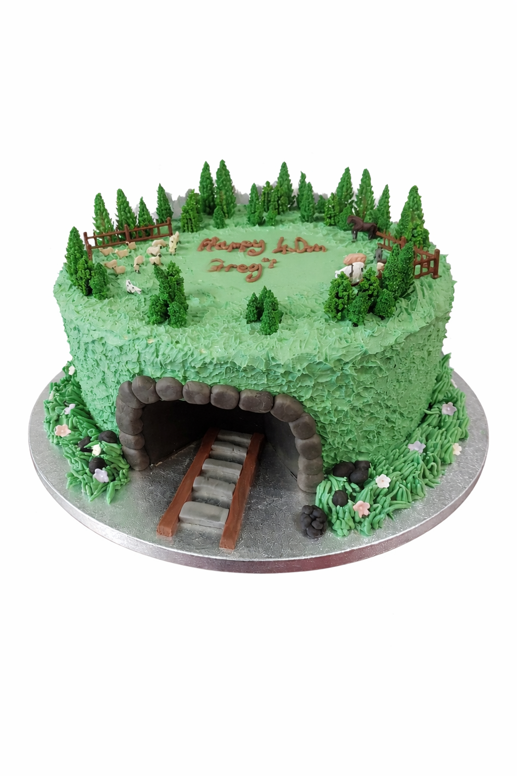 Train Themed Cake