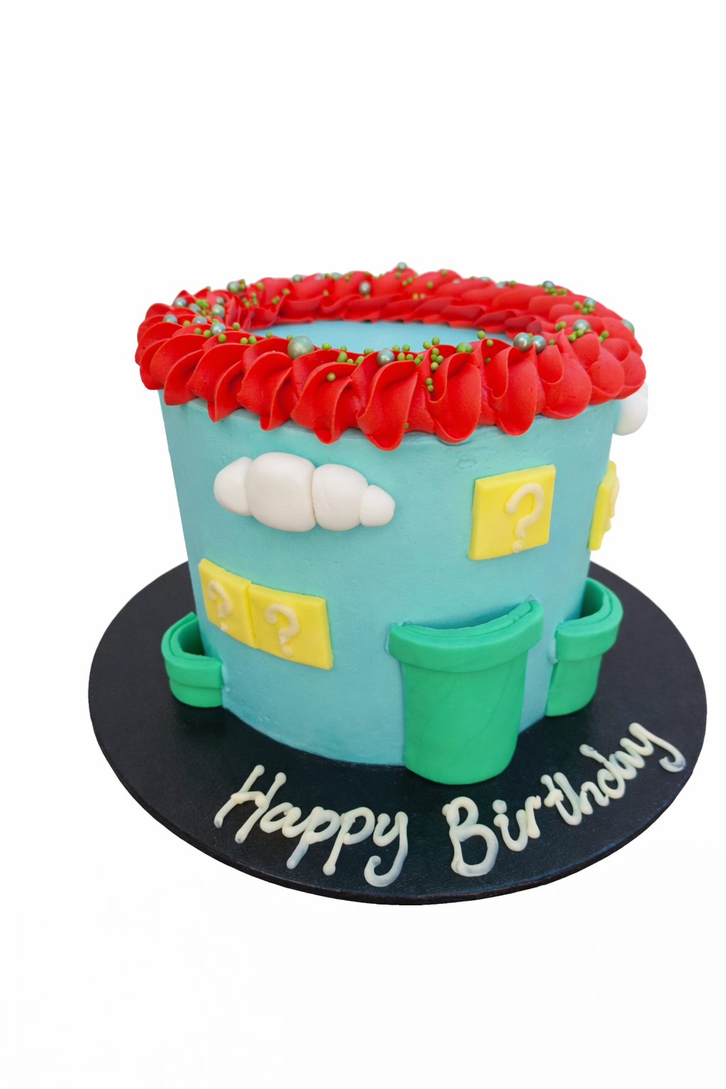 Mario Theme Cake