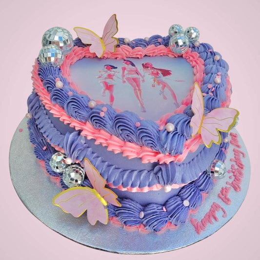 K Pop Disco Cake