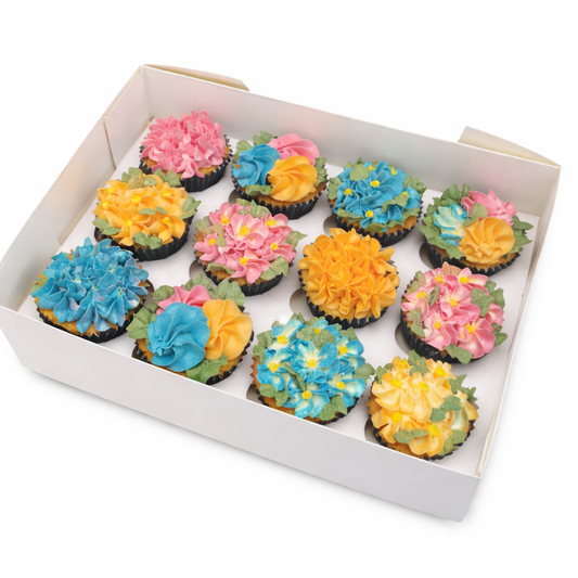 12 x Flower Cupcakes
