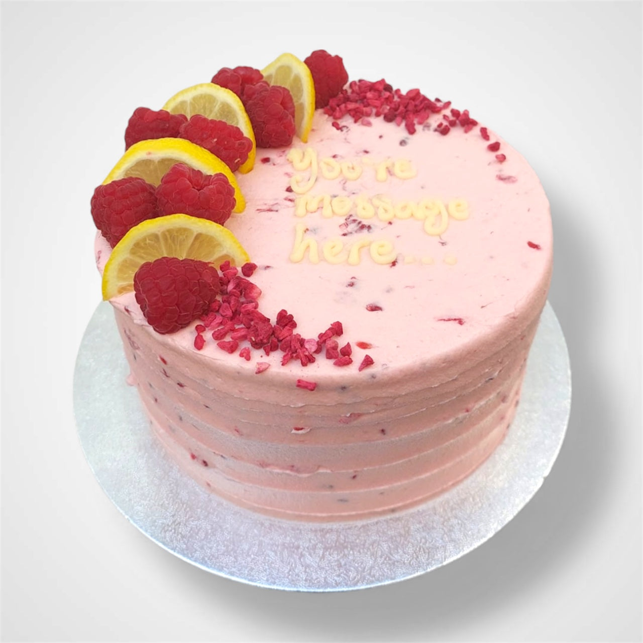 Classic Raspberry and Lemon Cake
