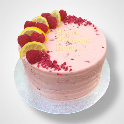 Classic Raspberry and Lemon Cake