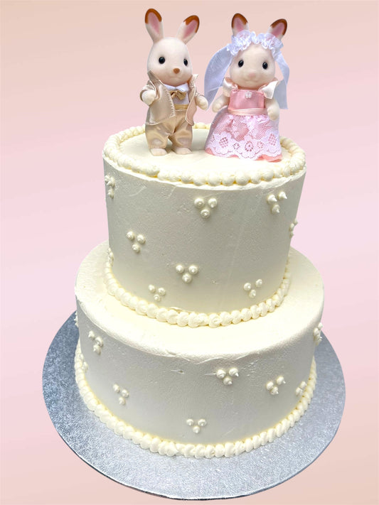 Two Tier Vanilla Cake